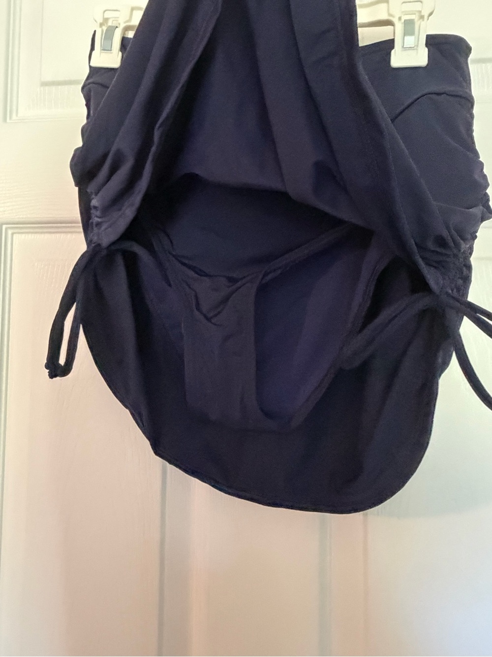 DACI Navy Swim Skirt with Side Ties - Picture 3 of 3